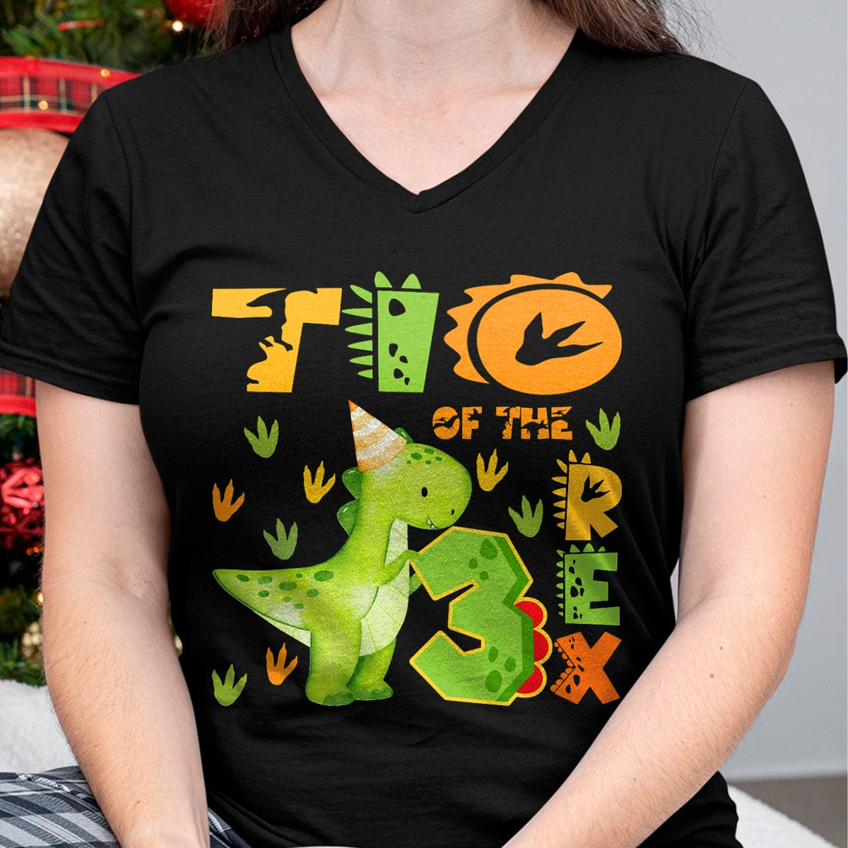Best Dinosaur Lover Shirt, Funny Dinosaur UnisexT-Shirt/Hoodie/Sweatshirt HLT00 - TIO of The Three Rex 3rd Birthday Boy Dinosaur T-Rex T-Shirt
