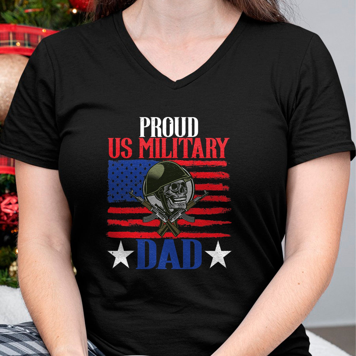 Gift for Dad Shirt, Funny Dad Unisex T-Shirt/Hoodie/Sweatshirt HLT00 – Mens Proud US Military Dad Proud Army Dad Father_s Day Gift T-Shirt