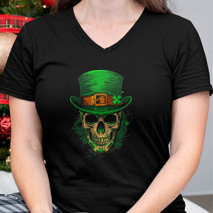 Patrick Day Shirts for Family, Funny Patrick Day shirts, st patrick's day Unisex T-Shirt/Hoodie/Sweatshirt HLT00 - Skull St Patrick Day of the Dead Lucky Shamrock T-Shirt