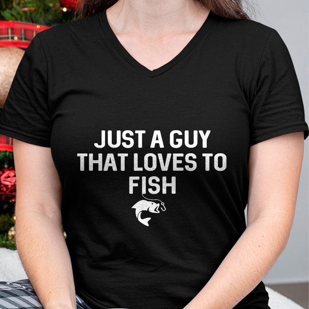 Funny Fishing Shirt, Gift For Fishing Lover Unisex T-Shirt/Hoodie/Sweatshirt HLT00 - Just A Guy That Loves to Fish Angler Fisherman Gifts Fishing T-Shirt