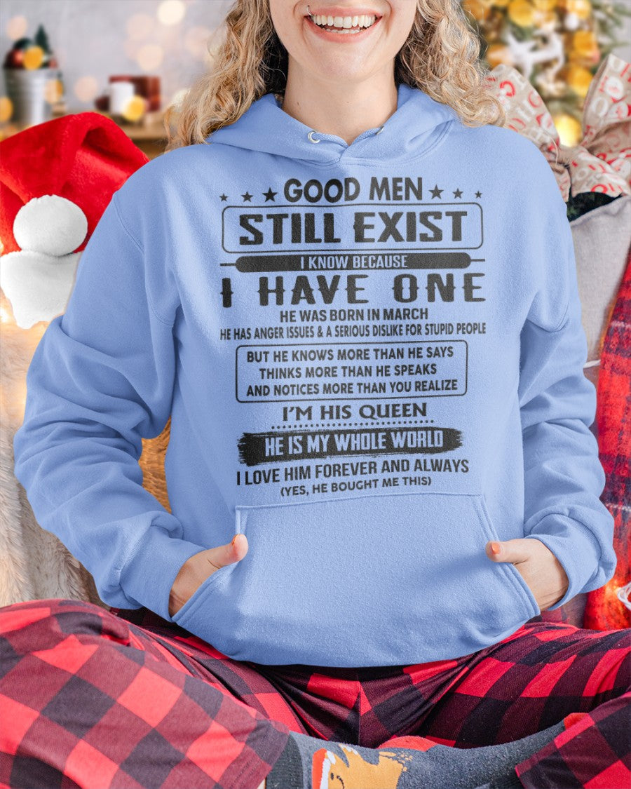 March - Good men Still Exist - gift for your girlfriend, wife from Husband - DTSM03 (SKU-GM-03)