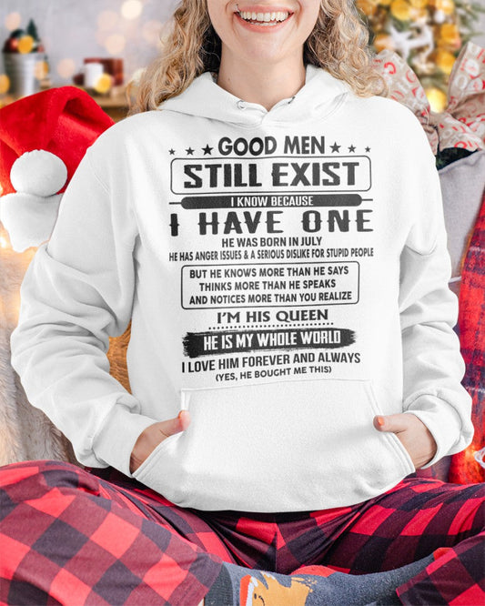 July - Good men Still Exist - gift for your girlfriend, wife from Husband - DTSM07 (SKU-GM-07)
