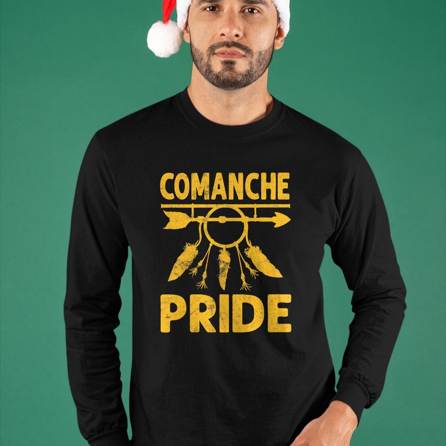 Native American T-Shirts, Vintage Native American Unisex T-Shirt/Hoodie/Sweatshirt HLT00 - comanche Pride Native American vintage Gift Men Women
