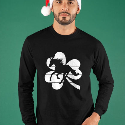 Patrick Day Shirts for Family, Funny Patrick Day shirts, st patrick's day Unisex T-Shirt/Hoodie/Sweatshirt HLT00 - Horse Lover Equestrian Rider Irish Shamrock St Patrick_s Day T-Shirt