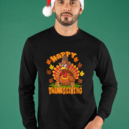 Best Thanksgiving Family Shirt , Funny Thanksgiving UnisexT-Shirt/Hoodie/Sweatshirt HLT00 - Funny Thanksgiving Happy Turkey Family Dinner T-Shirt