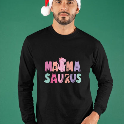 Best Dinosaur Lover Shirt, Funny Dinosaur UnisexT-Shirt/Hoodie/Sweatshirt HLT00 - Mama Saurus Mom Dinosaur Three Rex Birthday Boy Girl T-Shirt
