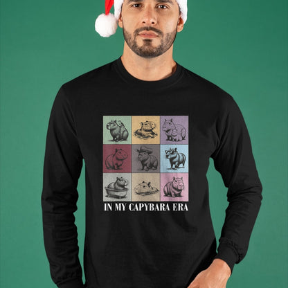 Cute Capybara Shirt, Funny Capybara Unisex T-Shirt/Hoodie/Sweatshirt HLT00 - Cute Capybara Lover In My Capybara Era Gift For Boys Girls T-Shirt