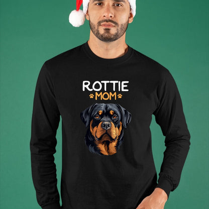 Dog Love Shirt, Dog Lover Gift T-Shirt/Hoodie/Sweatshirt HLT00 - Rottie Mom Rottweiler Dog Mama T-Shirt