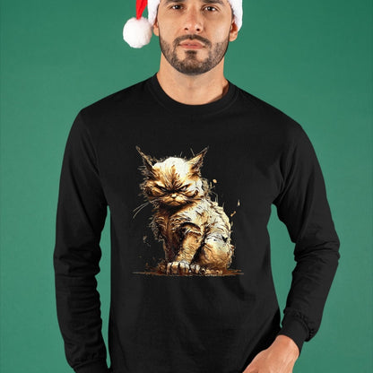 Cat Love Shirt, Funny Cat Lover Gift UnisexT-Shirt/Hoodie/Sweatshirt HLT00 - Mean Fierce Kitty Cat Kitten Funny Cat T-Shirt T-Shirt for Men Women