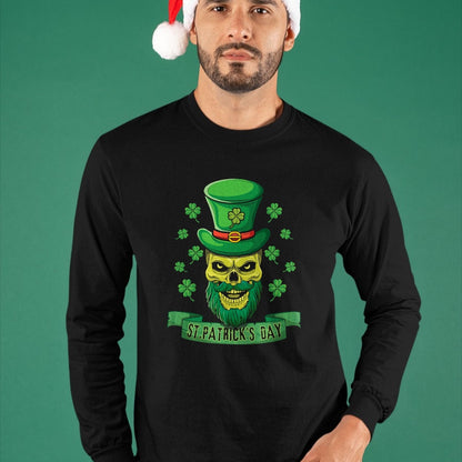 Patrick Day Shirts for Family, Funny Patrick Day shirts, st patrick's day Unisex T-Shirt/Hoodie/Sweatshirt HLT00 - Sugar Bone Irish Skeleton Shamrock Saint Patrick Day T-Shirt