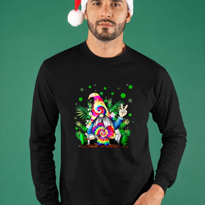 Patrick Day Shirts for Family, Funny Patrick Day shirts, st patrick's day Unisex T-Shirt/Hoodie/Sweatshirt HLT00 - Irish Gnome Tie Dye Shamrock St Patrick Day Peace Love Luck T-Shirt