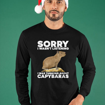 Cute Capybara Shirt, Funny Capybara UnisexT-Shirt/Hoodie/Sweatshirt HLT00 - Best Capybara Design for Men Women Kids Pet Rodent Capybara T-Shirt