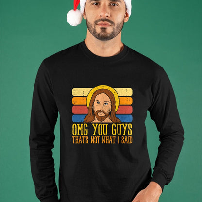 Christian Tee, Christian Faith Unisex T-Shirt/Hoodie/Sweatshirt HLT00 - Jesus Thats Not What Said Religious God Christian Men Women T-Shirt