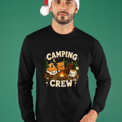 Funny Camping Shirt, Gift For Camping Lover Unisex T-Shirt/Hoodie/Sweatshirt HLT00 - Camping Crew Family Matching Camp Group Squad Team T-Shirt