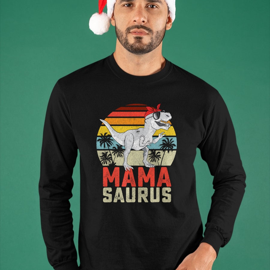 Best Dinosaur Lover Shirt, Funny Dinosaur UnisexT-Shirt/Hoodie/Sweatshirt HLT00 - Mamasaurus T Rex Dinosaur Mama Saurus Family Matching Women T-Shirt