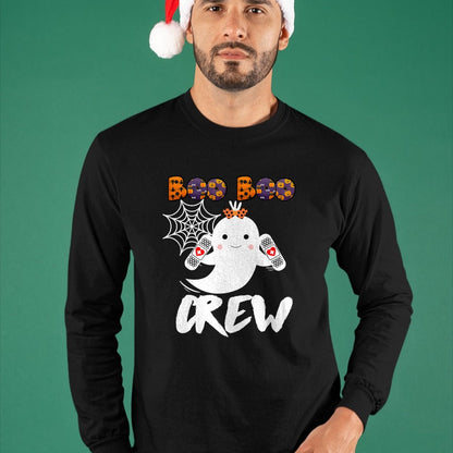 Funny Nurse Shirt, Nurse Unisex T-Shirt/Hoodie/Sweatshirt HLT00 - Boo Boo Crew Nurse Shirt Funny Halloween Costume Fun Gift T-Shirt