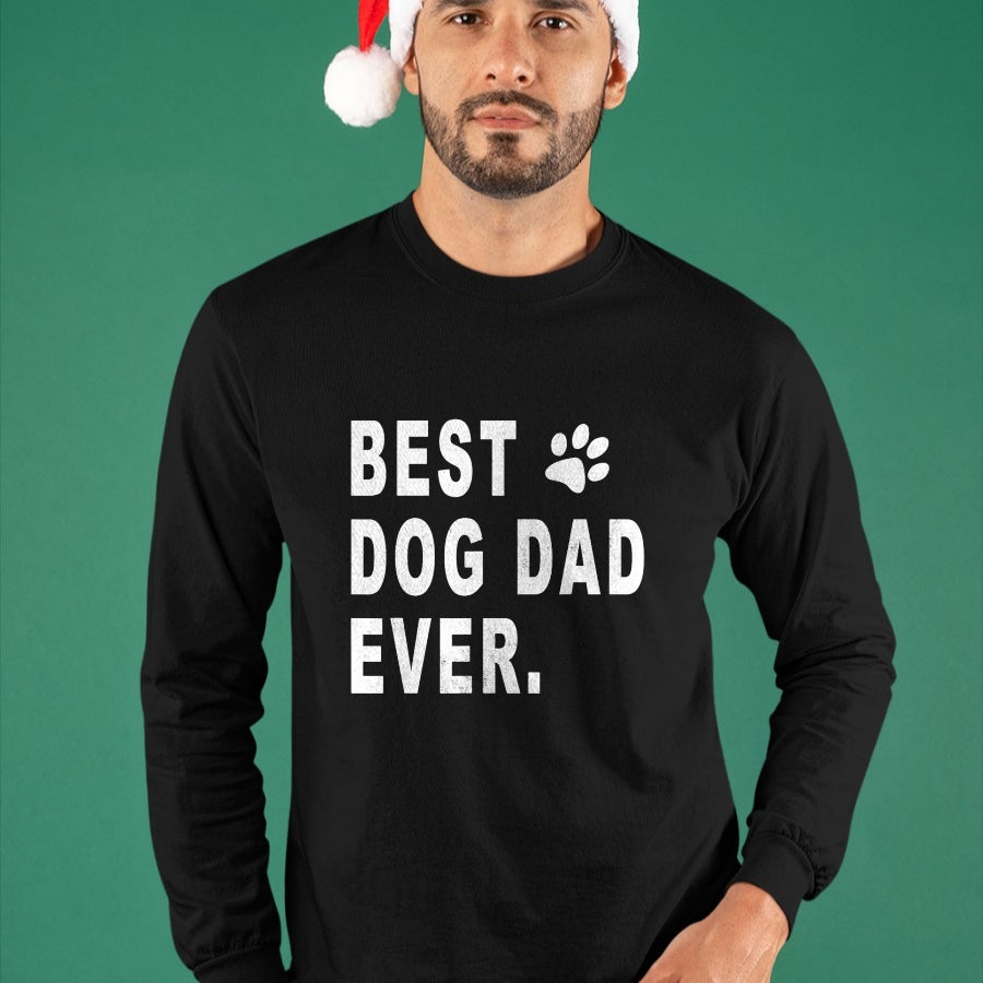 Gift for Dad Shirt, Funny Dad Unisex T-Shirt/Hoodie/Sweatshirt HLT00 – Best Dog Dad T-shirt Gift for Best Dog Dad Ever T-Shirt