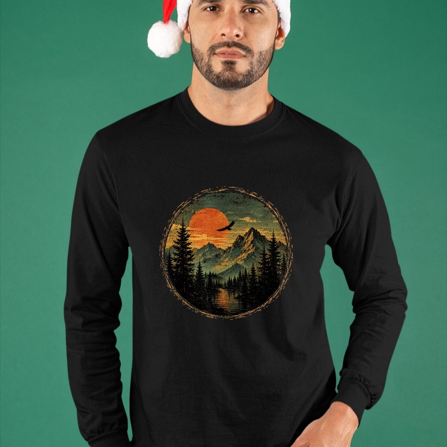 Funny Camping Shirt, Gift For Camping Lover Unisex T-Shirt/Hoodie/Sweatshirt HLT00 - Vintage Camping Forest Trees Wildlife Nature Lover Outdoor T-Shirt