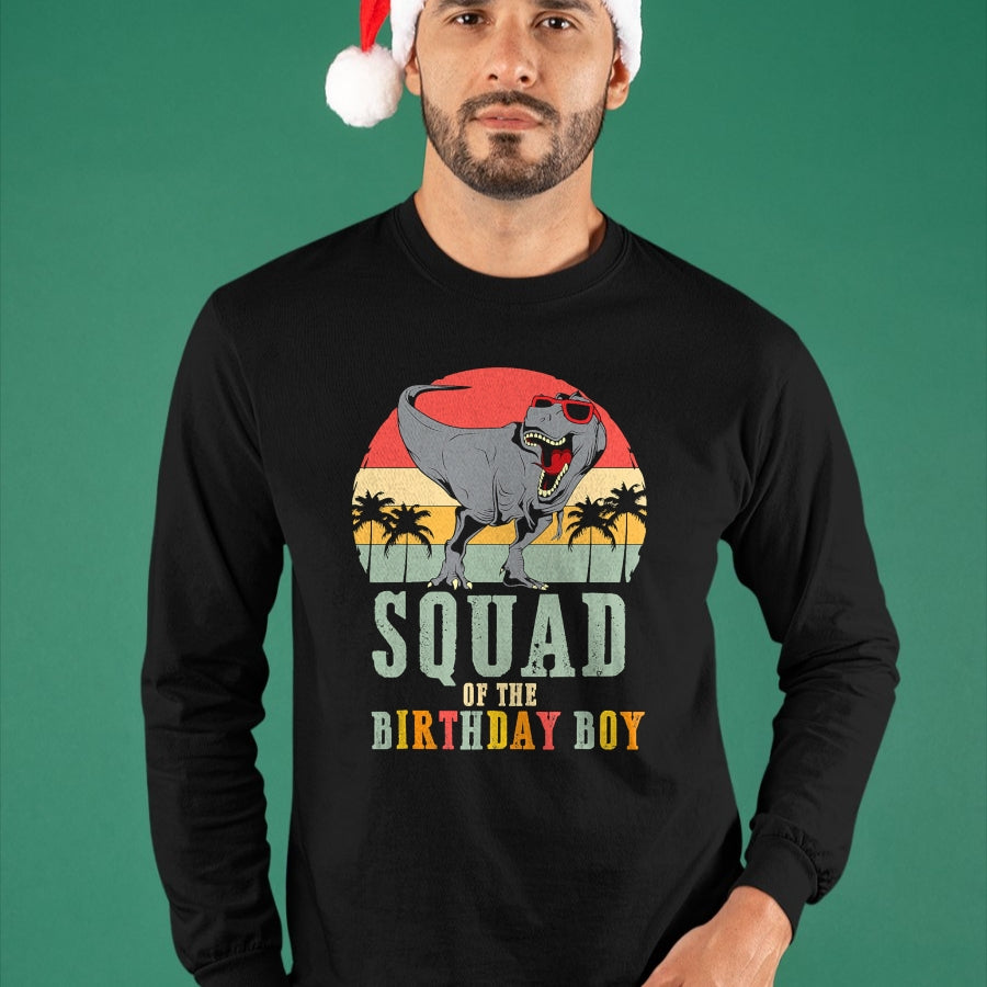 Best Dinosaur Lover Shirt, Funny Dinosaur UnisexT-Shirt/Hoodie/Sweatshirt HLT00 - Funny Dinosaur Fan Squad Birthday Boy Dino T-Rex Adults Kids T-Shirt