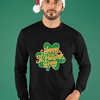 Patrick Day Shirts for Family, Funny Patrick Day shirts, st patrick's day Unisex T-Shirt/Hoodie/Sweatshirt HLT00 - Happy St. Patrick_ Day Clover leaves Irish Ireland Shamrock T-Shirt