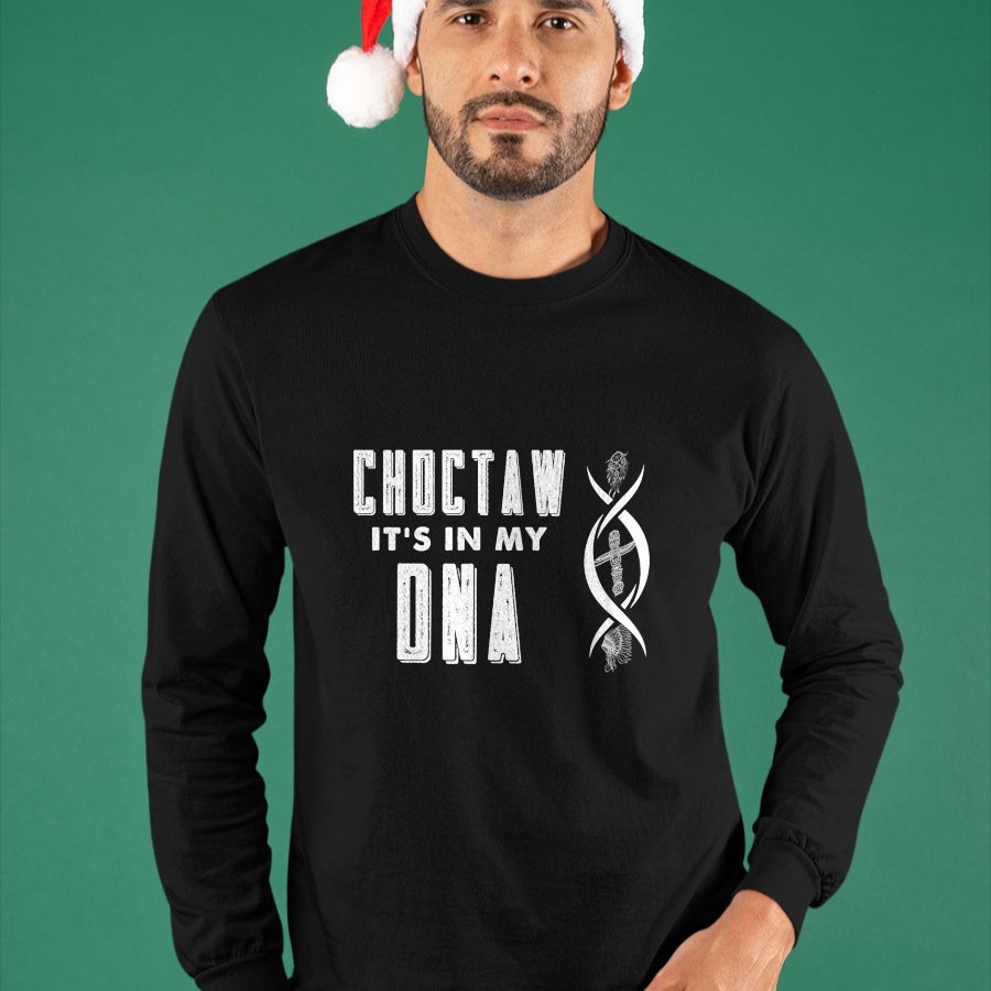 Native American T-Shirts, Vintage Native American Unisex T-Shirt/Hoodie/Sweatshirt HLT00 - Choctaw Native American DNA Roots Indian Pride