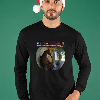 Best Horse Lover Shirt , Funny Horse UnisexT-Shirt/Hoodie/Sweatshirt HLT00 - There is Motion At Your Front Door Horse Meme T-Shirt