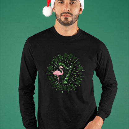 Patrick Day Shirts for Family, Funny Patrick Day shirts, st patrick's day Unisex T-Shirt/Hoodie/Sweatshirt HLT00 - Irish Flamingo Green Saint Patrick Day Lucky st pattys Party T-Shirt