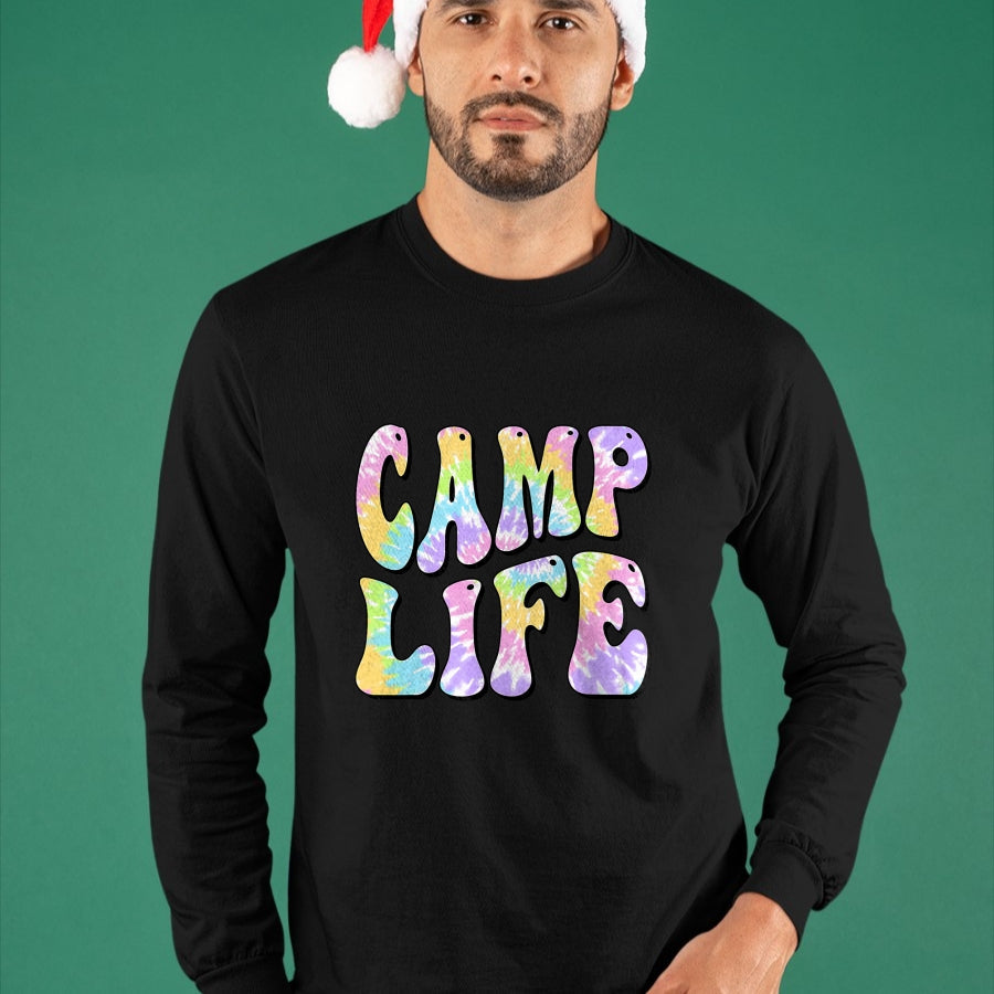 Funny Camping Shirt, Gift For Camping Lover Unisex T-Shirt/Hoodie/Sweatshirt HLT00 - Camping Summer for Girls Summer Camp Tie-Die Retro T-Shirt