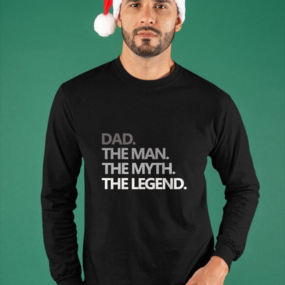 Gift for Dad Shirt, Funny Dad Unisex T-Shirt/Hoodie/Sweatshirt HLT00 – DAD THE MAN THE MYTH THE LEGEND T Shirt Father_s Day Gift T-Shirt