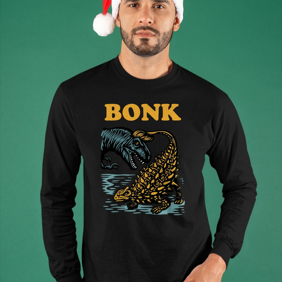 Best Dinosaur Lover Shirt, Funny Dinosaur UnisexT-Shirt/Hoodie/Sweatshirt HLT00 - Bonk Dinosaur Funny Prehistoric Humor Design T-Shirt