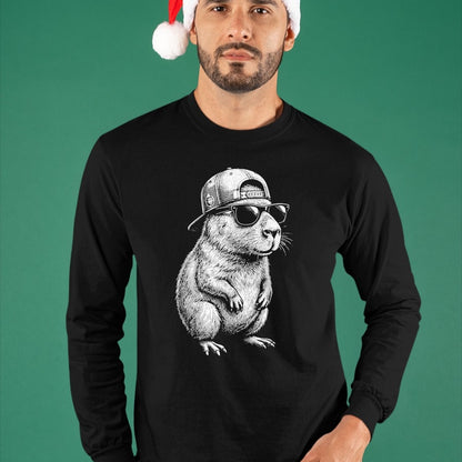 Cute Capybara Shirt, Funny Capybara Unisex T-Shirt/Hoodie/Sweatshirt HLT00 - Capybara Sunglasses Cool Boys Kids Capybara T-Shirt