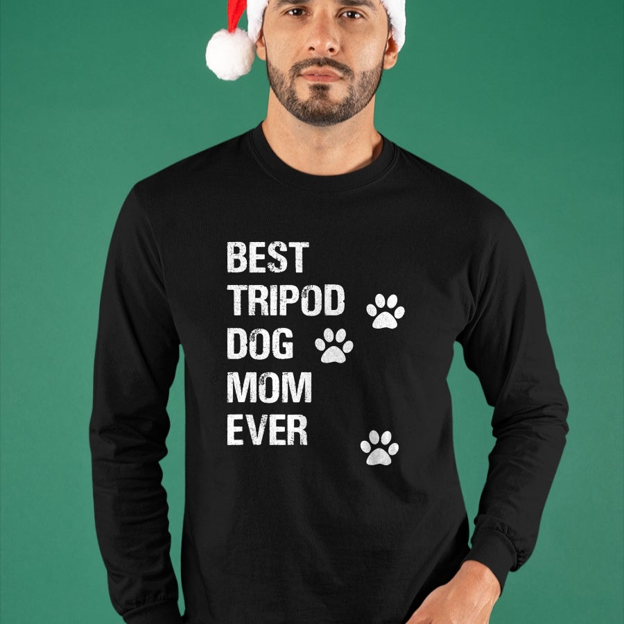 Dog Love Shirt, Dog Lover Gift T-Shirt/Hoodie/Sweatshirt HLT00 - Tripod 3 Legged Dog Owner Novelty Dog Mom T-Shirt