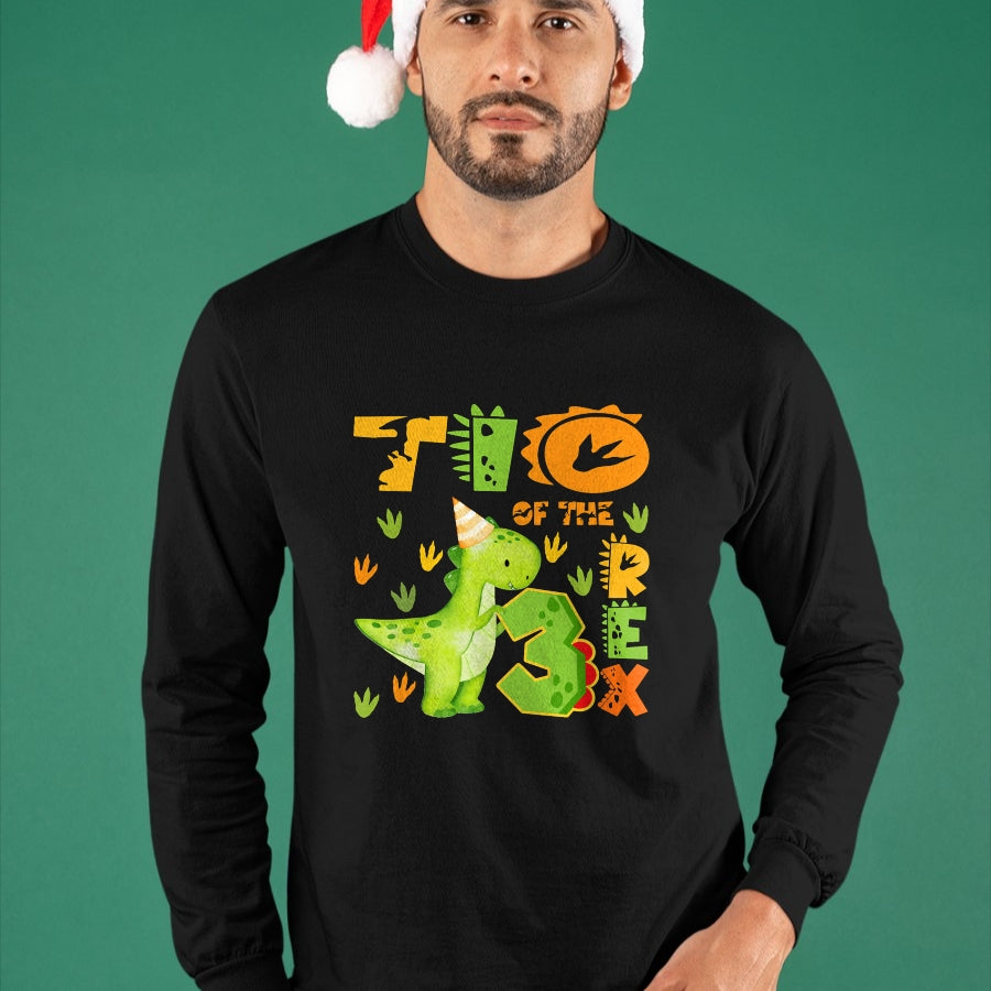Best Dinosaur Lover Shirt, Funny Dinosaur UnisexT-Shirt/Hoodie/Sweatshirt HLT00 - TIO of The Three Rex 3rd Birthday Boy Dinosaur T-Rex T-Shirt