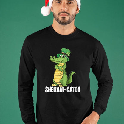 Patrick Day Shirts for Family, Funny Patrick Day shirts, st patrick's day Unisex T-Shirt/Hoodie/Sweatshirt HLT00 - Shenanigator Saint Patrick Day Irish Alligator Shenanigans Premium T-Shirt
