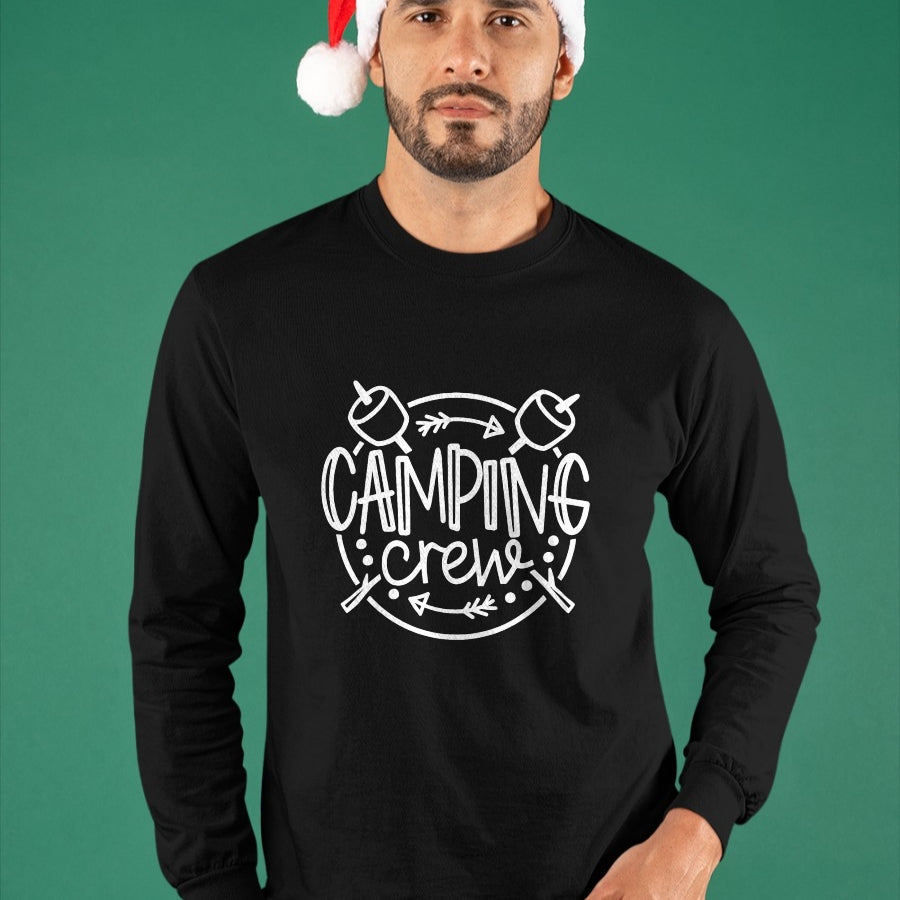 Funny Camping Shirt, Gift For Camping Lover Unisex T-Shirt/Hoodie/Sweatshirt HLT00 - Camping Matching Shirts for Family Camper Group Camping Crew T-Shirt