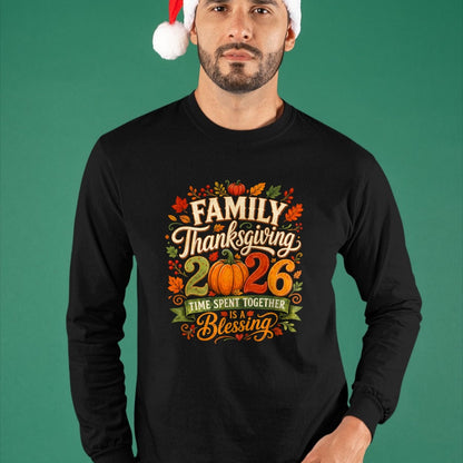 Best Thanksgiving Family Shirt , Funny Thanksgiving UnisexT-Shirt/Hoodie/Sweatshirt HLT00 - Family Thanksgiving Squad 2026 Matching Family Thanksgiving T-Shirt
