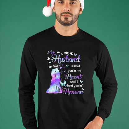 Best Wife Shirt, Wife and Husband Unisex T-Shirt/Hoodie/Sweatshirt HLT00 - My Husband in Heaven T-Shirt