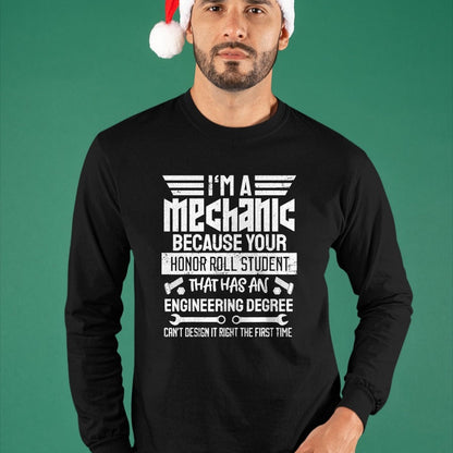 Best Mechanic Life Shirt, Funny Mechanic UnisexT-Shirt/Hoodie/Sweatshirt HLT00 - Mechanic Car Guy Mechanics DIY Handyman Garage Repair Shop T-Shirt