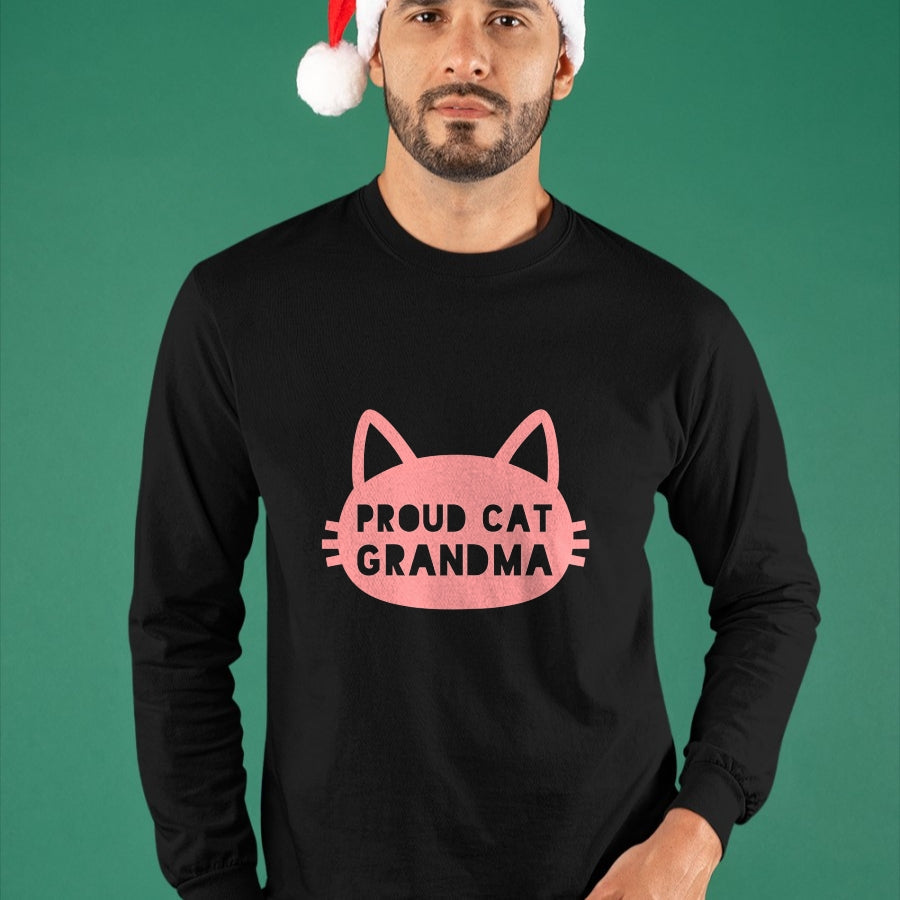 Cat Love Shirt, Funny Cat Lover Gift UnisexT-Shirt/Hoodie/Sweatshirt HLT00 - Proud Cat Grandma My Grandkitty Loves Me Cats Kittens Nana T-Shirt for Women
