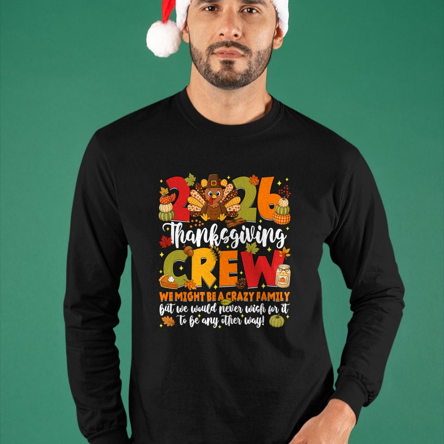 Best Thanksgiving Family Shirt , Funny Thanksgiving UnisexT-Shirt/Hoodie/Sweatshirt HLT00 - Family Thanksgiving 2026 Thanksgiving Crew Turkey Matching T-Shirt (6)