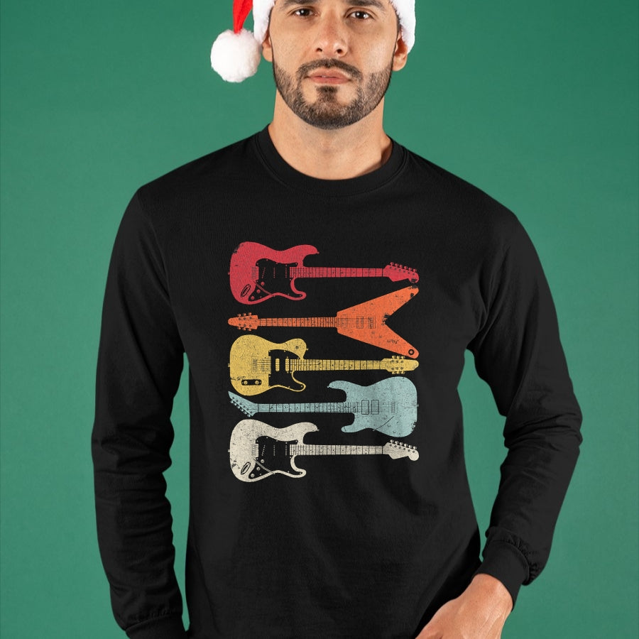 Guitar Lover Shirt, Funny Guitar UnisexT-Shirt/Hoodie/Sweatshirt HLT00 - Guitar Shirt. Retro Style Gift for Guitarist T-Shirt
