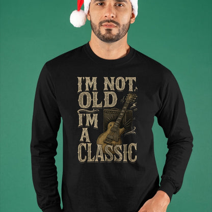 Guitar Lover Shirt, Funny Guitar UnisexT-Shirt/Hoodie/Sweatshirt HLT00 - I’m Not Old I’m A Classic Shirt Vintage Guitar Music Lover T-Shirt