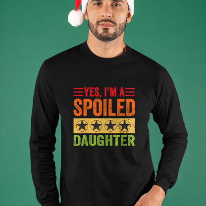Best Wife Shirt, Wife and Husband Unisex T-Shirt/Hoodie/Sweatshirt HLT00 - Yes I'm A Spoiled Daughter Tees Women Girls Valentines Day T-Shirt (1)