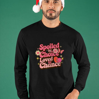 Best Wife Shirt, Wife and Husband Unisex T-Shirt/Hoodie/Sweatshirt HLT00 - Gift for wife T shirt, spoiled wife   Spoiled By Choice Loved By Chance Spoiled Wife Premium T-Shirt (1)