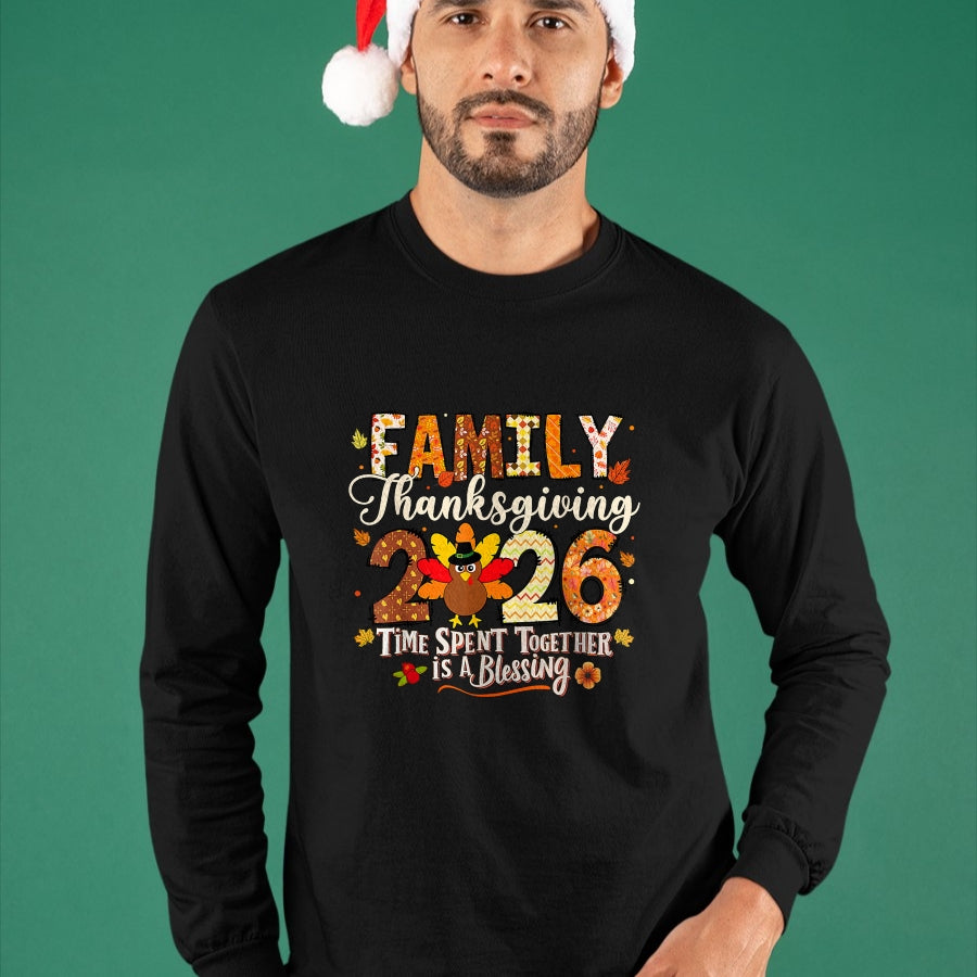 Best Thanksgiving Family Shirt , Funny Thanksgiving UnisexT-Shirt/Hoodie/Sweatshirt HLT00 - Family Thanksgiving 2026 Thanksgiving Crew Matching Group T-Shirt (1)