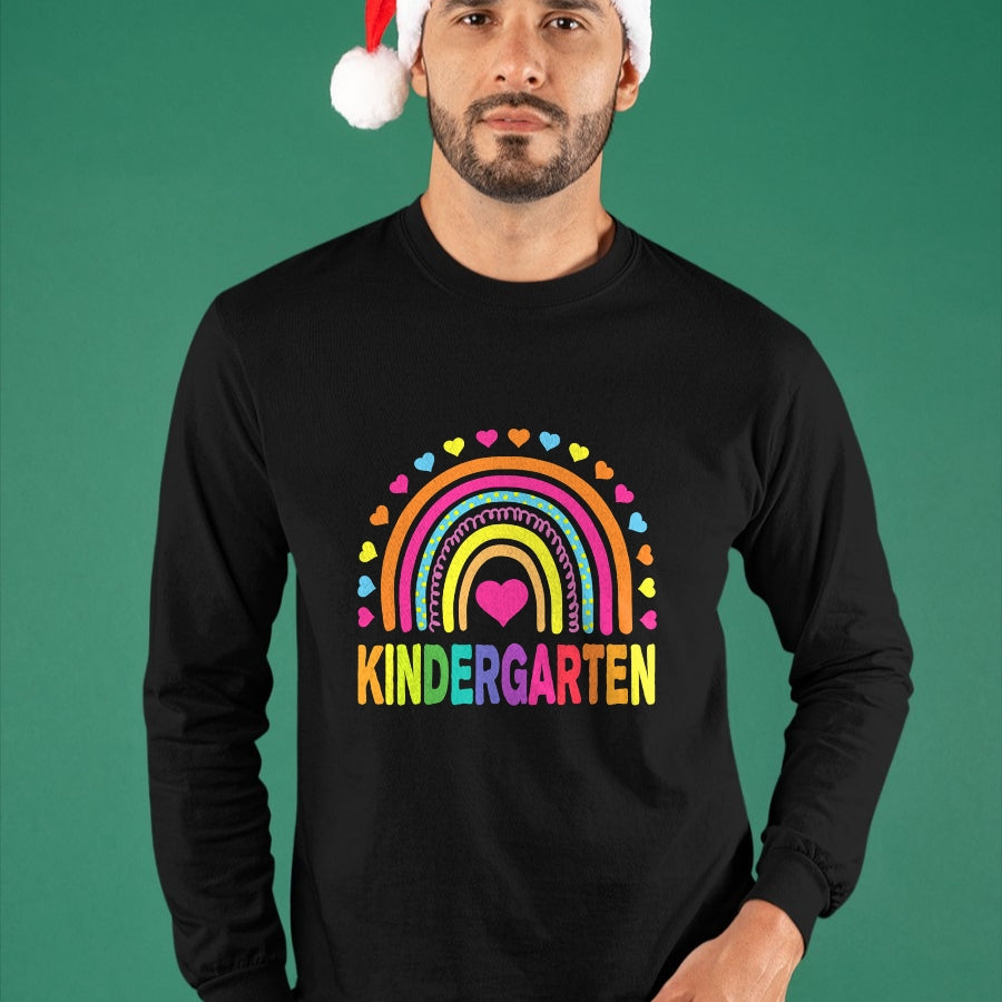 Best Student Shirt, Funny Back To School UnisexT-Shirt/Hoodie/Sweatshirt HLT00 - Kindergarten Rainbow Girls Boys Teacher Team Kinder Squad T-Shirt