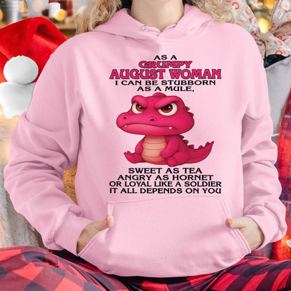 August - Grumpy Old Woman - Perfect Gift For Women - DTSM08 (SKU09-31-08)