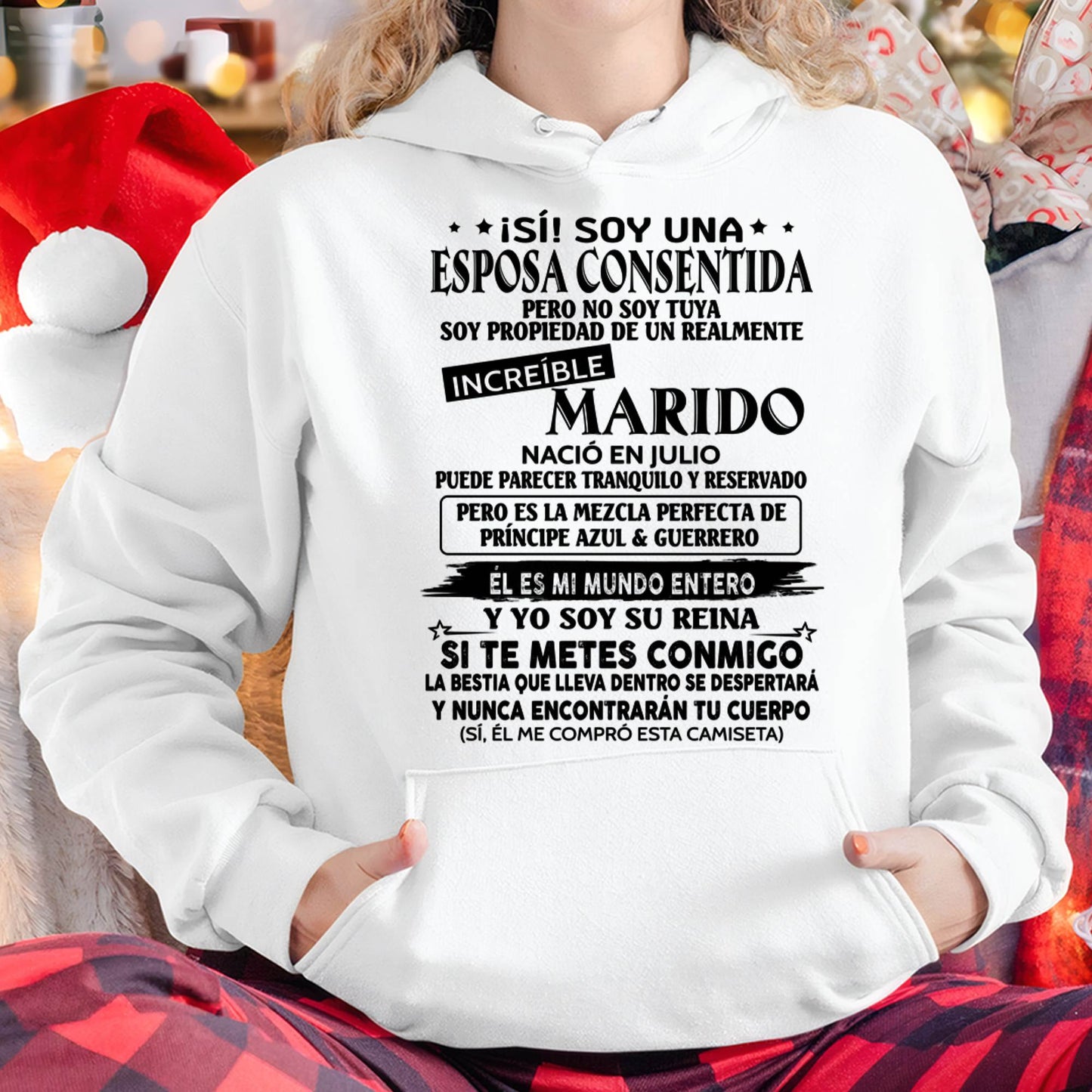 Camiseta Soy una Esposa Consentida de un Increíble Marido Nacido en Julio - DTSM07 (SKU-TBNA3)