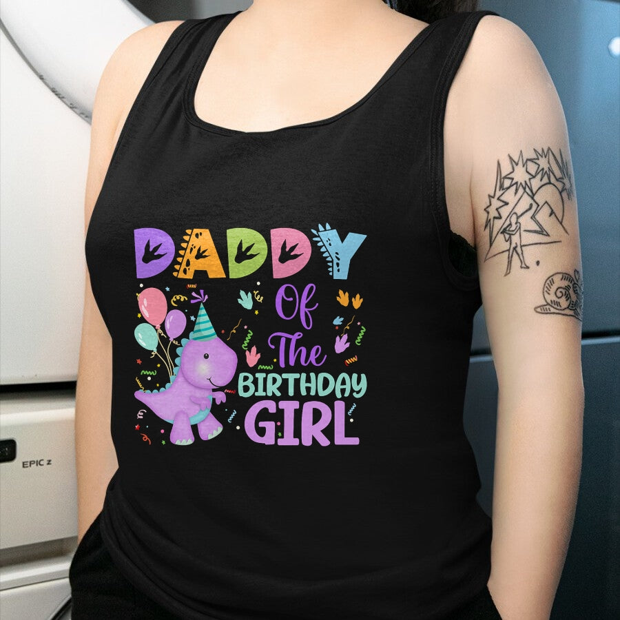 Best Dinosaur Lover Shirt, Funny Dinosaur UnisexT-Shirt/Hoodie/Sweatshirt HLT00 - Daddy Of The Birthday Girl Dinosaur Saurus Rex Party T-Shirt