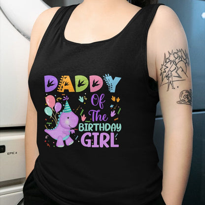 Best Dinosaur Lover Shirt, Funny Dinosaur UnisexT-Shirt/Hoodie/Sweatshirt HLT00 - Daddy Of The Birthday Girl Dinosaur Saurus Rex Party T-Shirt